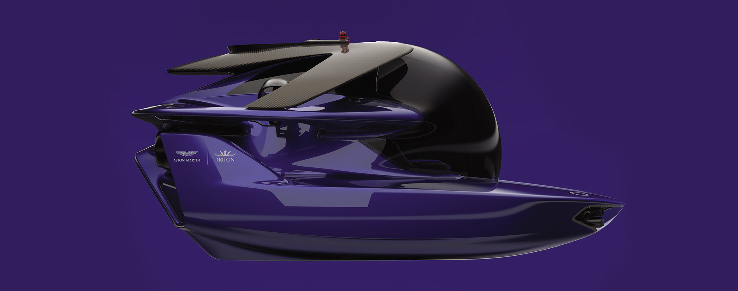 Triton & Aston Martin’s sleek and sculpted submersible.