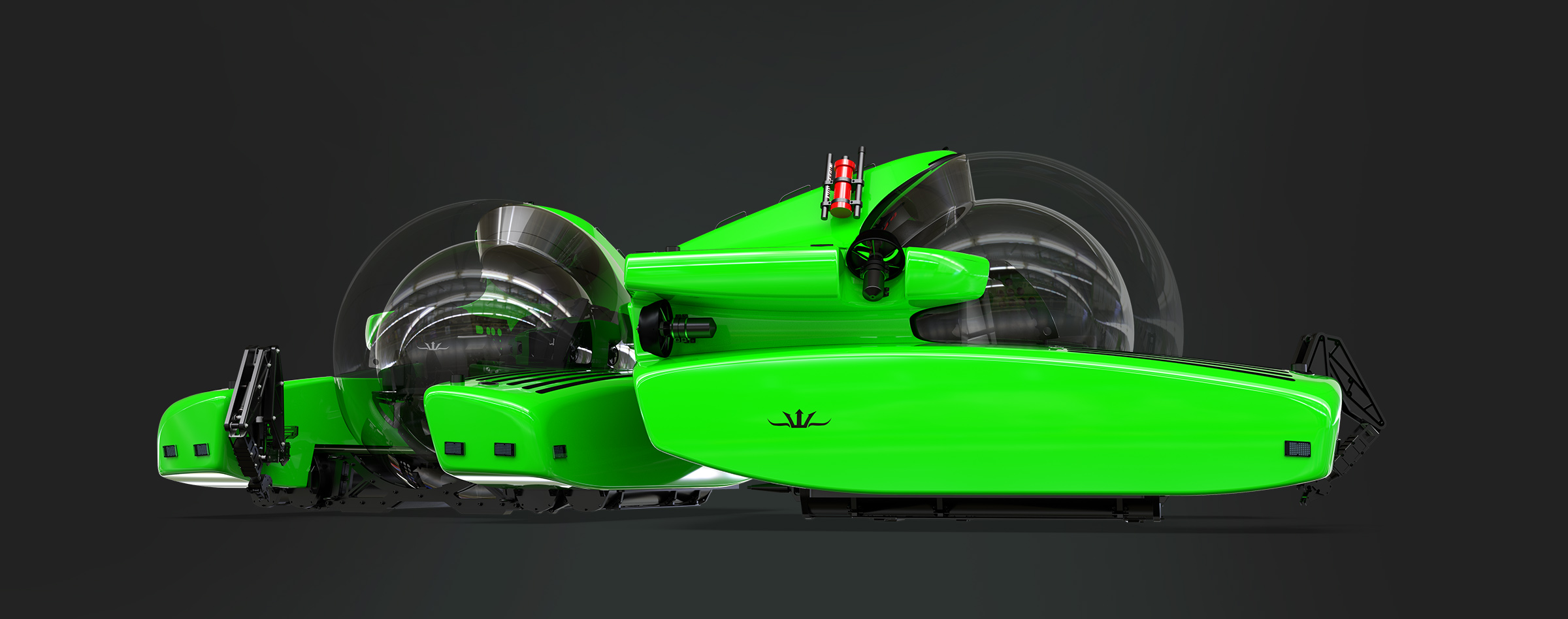 Triton 7500/3 submersible in electric green